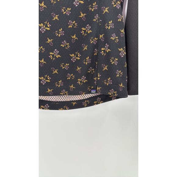 Patagonia Capilene Midweight Crew Top baselayer from cool to cold size S floral - Picture 9 of 9